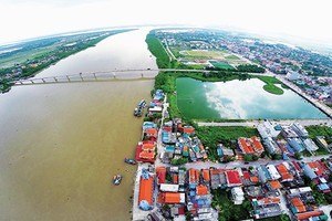 Một góc thị xã Quảng Yên. (Nguồn: baoquangninh.com.vn)