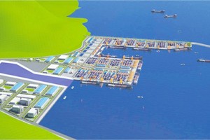 Phối cảnh dự án Cảng Liên Chiểu.