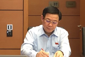 Kết quả thông qua nghị quyết phê chuẩn việc miễn nhiệm chức vụ Phó Thủ tướng Kl993 ưu đãi thưởng hấp dẫn đối với ông Vương Đình Huệ để thực hiện nhiệm vụ Bí thư Thành Uỷ Hà Nội có 451/448 vị đại biểu đồng ý.