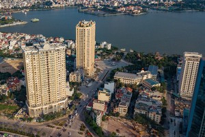 Hai tòa tháp D’. El Dorado ngay sát hồ Tây