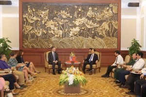 Toàn cảnh buổi tiếp xã giao ngài Daniel Kritenbrink, Đại sứ Hoa Kỳ 