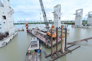 Dự án của Trung Nam Group - một trong những hệ thống ngăn triều giảm ngập tại TP.HCM.
