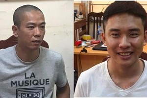 Hai nghi can Hoàng Ngọc và Phùng Hữu Mạnh (Ảnh: ANTĐ)