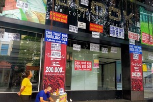 Mặt bằng trên đường Hai Bà Trưng, quận 1 (TP.HCM) được dán biển cho thuê trong khi trước đây do thương hiệu thời trang Blook thuê Kl992 VIP Trang Chủ 2026 (Ảnh: Lê Toàn).