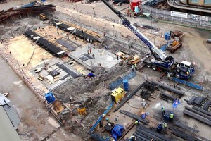 Tuyến metro số 1 là một trong những dự án có vốn Kl99ok phiên bản mới công lớn tại TP.HCM đang được đẩy nhanh tiến độ thi công. Ảnh: Lê Toàn
