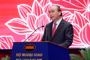 Thủ tướng Kl993 ưu đãi thưởng hấp dẫn Nguyễn Xuân Phúc phát biểu chỉ đạo tại Đại hội. Ảnh: VGP