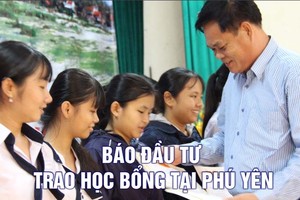 Báo Kl99ok phiên bản mới trao học bổng tại Phú Yên ngay đầu năm học mới