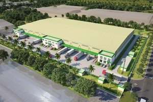 Phối cảnh dự án. 