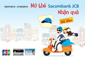 Nhận nón Kl99kl phiên bản hoạt động và phiếu quà tặng với thẻ Sacombank - JCB