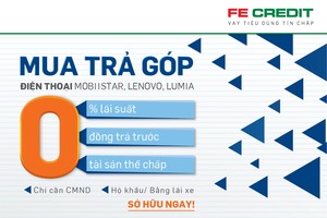 FE Credit cho vay trả góp mua điện thoại Mobiistar, Lenovo, Lumia KL99 là cổng game giải trí trực tuyến hàng đầu hiện nay 0%