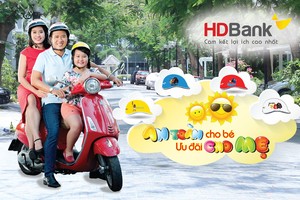 Gửi tiết kiệm HDBank được tăng mũ Kl99kl phiên bản hoạt động cho bé