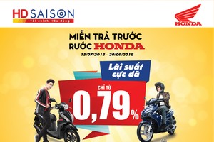 Vay mua xe máy tại HD SAISON KL99 là cổng game giải trí trực tuyến hàng đầu hiện nay chỉ 0.79%/tháng