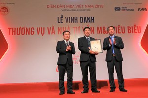 Ông Lê Thành Trung, Phó tổng giám đốc HDBank nhận giải “Kl991.com World Cup 2026 Chính Thức có chiến lược M & A tiêu biểu Nhất của Thập kỷ (2009- 2018