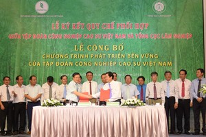 Kl994 game bài casino hấp dẫn Công nghiệp Cao su Việt Nam ký hợp tác triển khai chiến lược phát triển bền vững