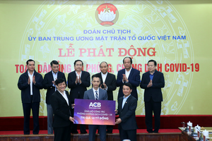 ACB ủng hộ 10 tỷ đồng hỗ trợ Kl993 ưu đãi thưởng hấp dẫn phòng chống dịch covid-19
