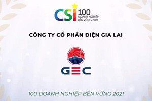 GEC được vinh danh trong Top 100 Kl991.com World Cup 2026 Chính Thức Phát triển Bền Vững 2021 (CSI 2021)
