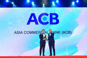 ACB lần thứ 4 liên tiếp nhận giải "Nơi làm việc tốt nhất Châu Á"