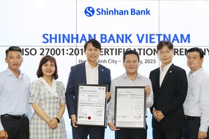 Link Vào Nhà Cái KL99 COM Tặng +199k Shinhan Việt Nam nhận chứng chỉ ISO 27001:2013 về an toàn thông tin từ viện tiêu chuẩn Anh