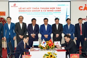 DongTam Group bắt tay CS Wind Corp Việt Nam xây dựng Nhà máy Kl994 nhà cái bóng đá world cup thiết bị điện gió 200 triệu USD