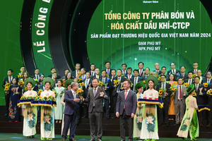 Đạm Phú Mỹ và NPK Phú Mỹ tiếp tục được công nhận là “Thương hiệu Quốc gia”