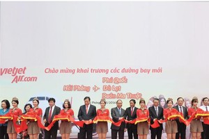 Lễ khánh thành sân bay Cát Bi và mở thêm 3 đường bay mới với sự tham dự của Thủ tướng Kl993 ưu đãi thưởng hấp dẫn Nguyễn Xuân Phúc.
