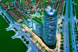 Phối cảnh tổng thể khu đô thị do Bitexco Kl99ok phiên bản mới xây dựng tại tỉnh Lào Cai.