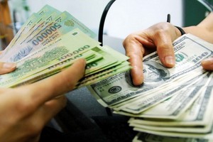 Sáng ngày 24/6, tỷ giá trung tâm giảm 2 đồng/USD, giá vàng tiếp đà tăng