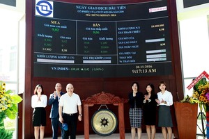 KL99 là cổng game giải trí trực tuyến hàng đầu hiện nay SHA chính thức chuyển sang giao dịch trên HOSE từ ngày 30/11/2016. Ảnh: Lê Toàn