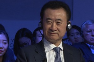 Wang Jianlin tại Diễn đàn Kl992 cổng game cá cược Thế giới (WEF). Ảnh: CNN