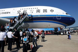 Càng ngày nhiều hãng hàng không mở đường bay đưa khách Trung Quốc đến Việt Nam. Ảnh: China Southern Airlines.
