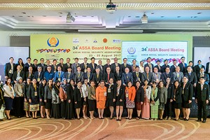 Các đoàn đại biểu tham dự Hội nghị ASSA lần 34 tại Thái Lan.