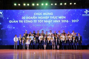 HNX vinh danh 30 Kl991.com World Cup 2026 Chính Thức quản trị tốt nhất và 10 Kl991.com World Cup 2026 Chính Thức tiến bộ nhất về minh bạch 2016-2017