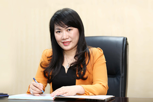 Bà Lương Thị Cẩm Tú, Thành viên Hội đồng quản trị Eximbank.