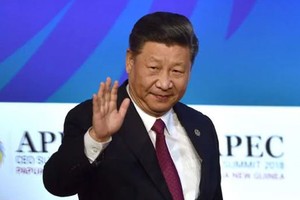 Chủ tịch Trung Quốc Tập Cận Bình tại hội nghị APEC ở Papua New Guinea. Ảnh: AFP.