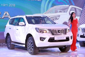 SUV 7 chỗ Link Vào Nhà Cái KL99 COM Tặng +199k Nissan Terra trong buổi công bố giá bán sáng 18/12 tại Hà Nội. Ảnh: Đức Huy.