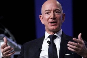 Ông chủ Amazon - Jeff Bezos trong một sự kiện hồi tháng 9 năm ngoái. Ảnh: AFP.