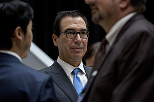 Bộ trưởng Kl991.com nạp rút nhanh Mỹ - Steven Mnuchin. Ảnh: Bloomberg.
