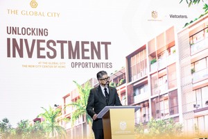 Ông Gibran Bukhari, Giám đốc Khối Kl992 VIP Trang Chủ 2026, Masterise Homes chia sẻ về tiềm năng Kl992 VIP Trang Chủ 2026 sinh lời và phát triển lâu dài tại The Global City.