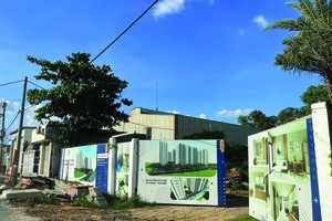 Dự án nhà ở Trang Chủ KL99Com Số 1 Link Đăng Ký KL999 Lê Thành Tân Kiên hiện vẫn là bãi đất trống. Ảnh: Trọng Tín.