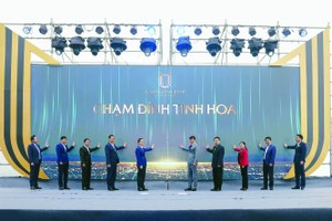 Lễ khởi công dự án Flamingo Majestic Island Resort của Kl994 game bài casino hấp dẫn Flamingo tại xã Phúc Xuân, TP. Thái Nguyên ngày 15/3/2025.