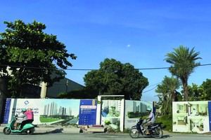 Dự án nhà ở Trang Chủ KL99Com Số 1 Link Đăng Ký KL999 Lê Thành Tân Kiên tại huyện Bình Chánh. Ảnh: Vũ Dũng.