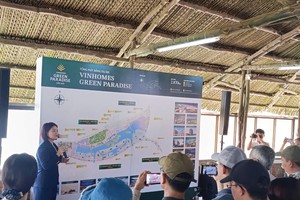Nhà Kl99ok phiên bản mới tham quan dự án Vinhomes Cần Giờ. Ảnh: Việt Dũng.
