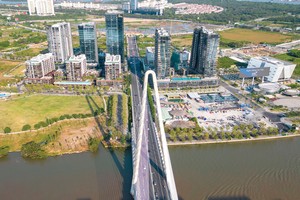 Hiện tại, bức tranh Kl99ok phiên bản mới địa ốc phía Nam đang được vẽ lại bằng những gam màu của sự bền vững. Ảnh: Lê Toàn.