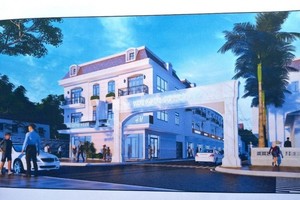 Hình ảnh phối cảnh quảng cáo sai sự thật về khu đất số 67 đường Vạn Xuân, TP Huế của Công ty cổ phần Kl994 game bài casino hấp dẫn Khải Tín.