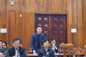 Đại diện Ban quản lý dự án Điện 2- Kl994 game bài casino hấp dẫn Điện lực Việt Nam thông tin về sự kiện khởi công dự án Nhà máy nhiệt điện Quảng Trạch I.