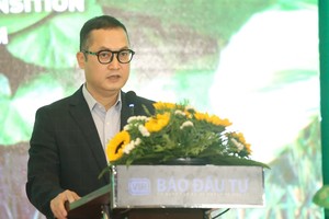 Ông Lê Việt Anh, Vụ trưởng Vụ Khoa học, giáo dục, tài nguyên và môi trường, Bộ Kế hoạch và Kl99ok phiên bản mới phát biểu tại Hội thảo. Ảnh: Dũng Minh