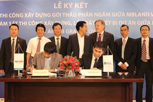 MBLand ký hợp đồng 3 bên triển khai một số hạng mục Dự án MB Grand Tower