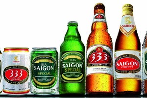 Năm 2016, Sabeco (SAB) lãi ròng hợp nhất 4.655 tỷ đồng