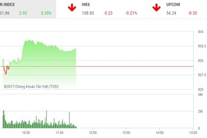 Phiên sáng 20/10: VN-Index lại đi lên trong ngờ vực