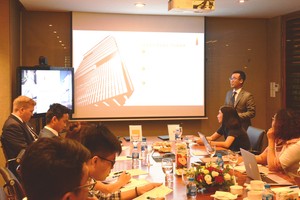 Đại diện chủ Kl99ok phiên bản mới dự án Leadvisors Tower giới thiệu về nguồn cung văn phòng cho thuê mới
